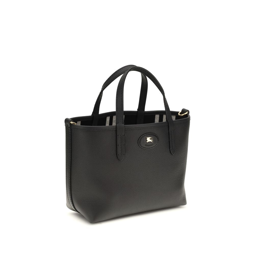 Burberry Black  Leather Bos Taurus Shoulder Bag