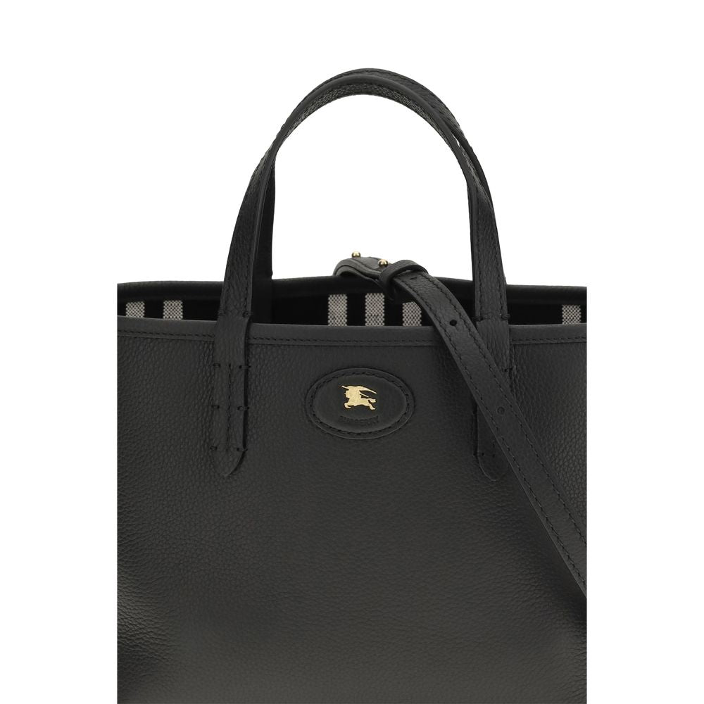 Burberry Black  Leather Bos Taurus Shoulder Bag