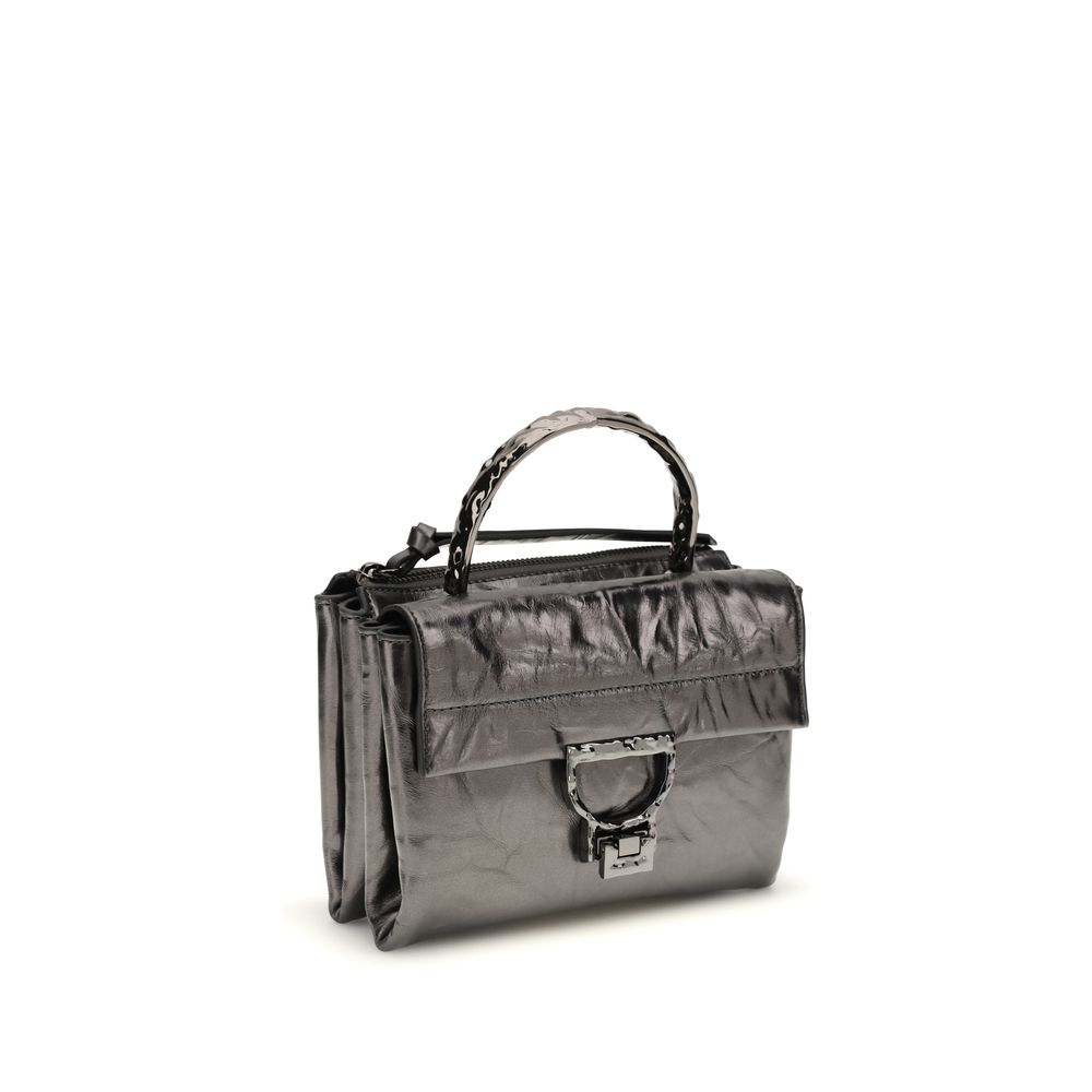 Coccinelle Black  Leather Bos Taurus Handbag