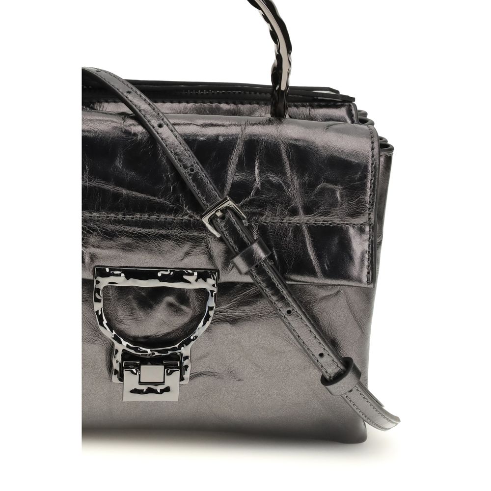Coccinelle Black  Leather Bos Taurus Handbag
