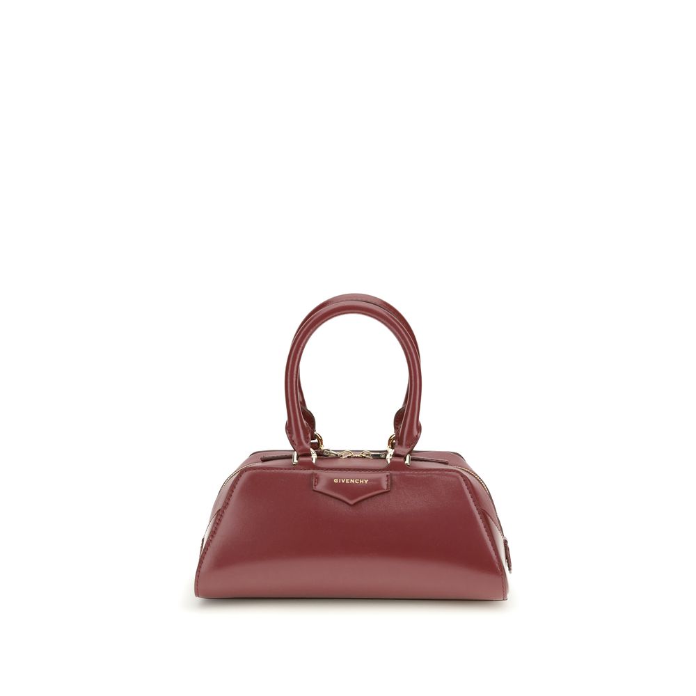 Givenchy Bordeaux  Leather Bos Taurus Shoulder Bag