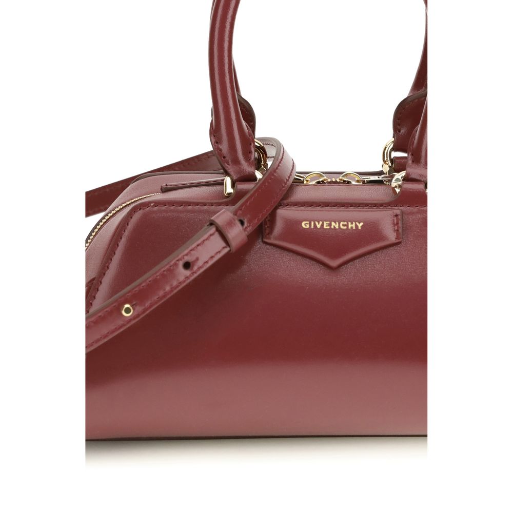 Givenchy Bordeaux  Leather Bos Taurus Shoulder Bag