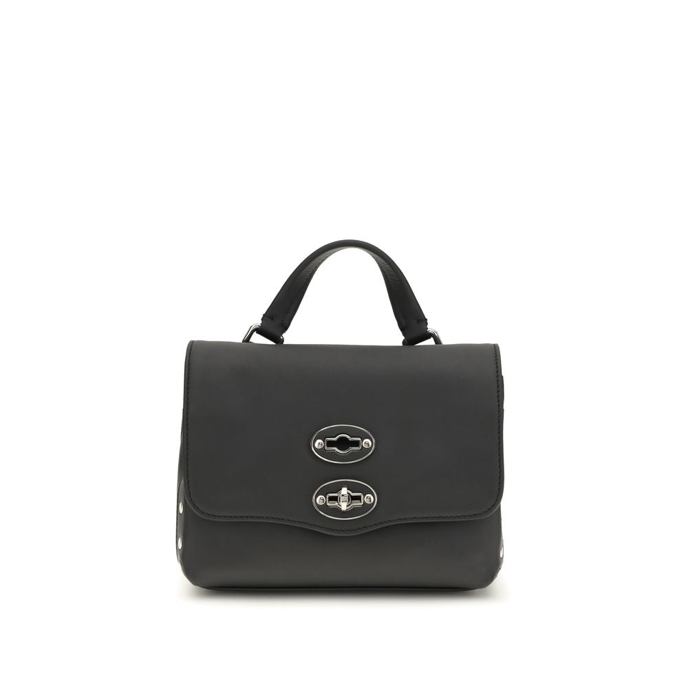 Zanellato Black  Leather Bos Taurus Handbag