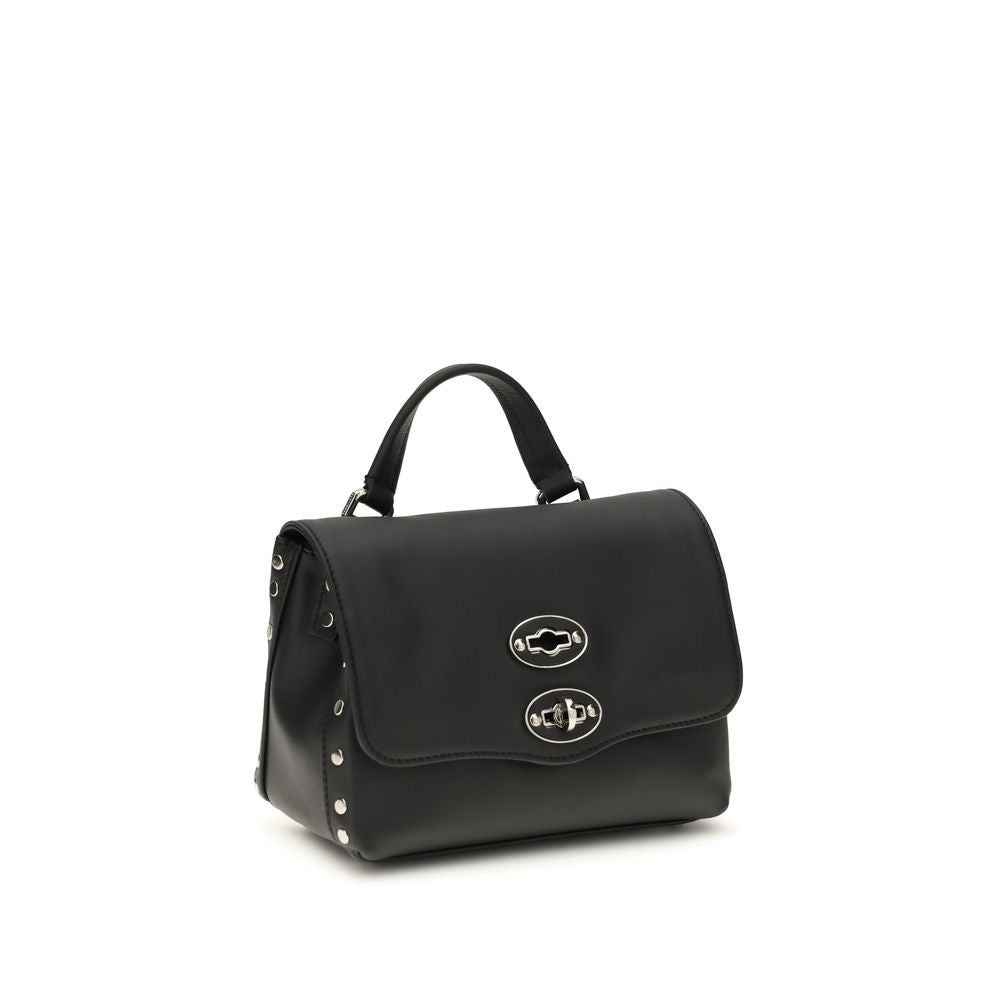 Zanellato Black  Leather Bos Taurus Handbag