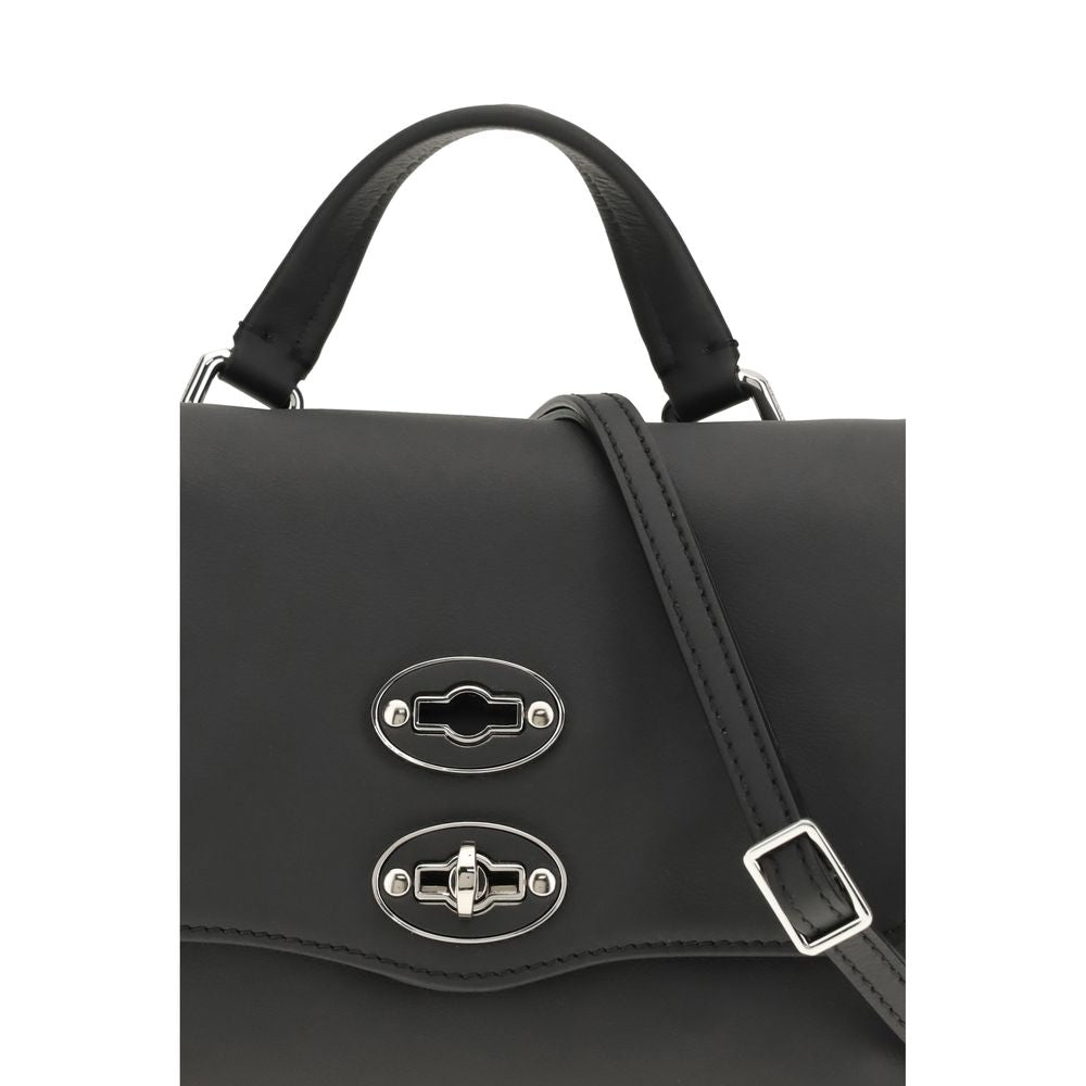 Zanellato Black  Leather Bos Taurus Handbag