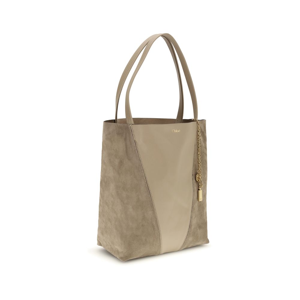 Chloé Beige Leather Shoulder Bag