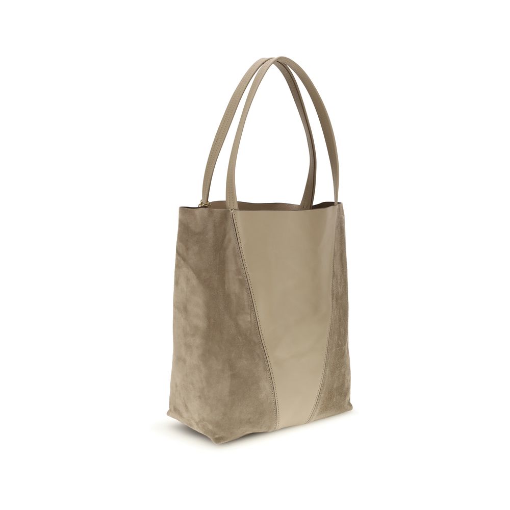 Chloé Beige Leather Shoulder Bag