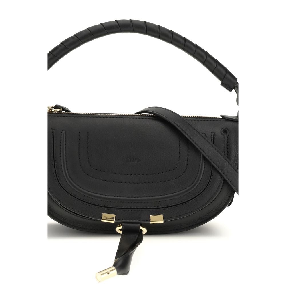 Chloé Black  Leather Bos Taurus Shoulder Bag