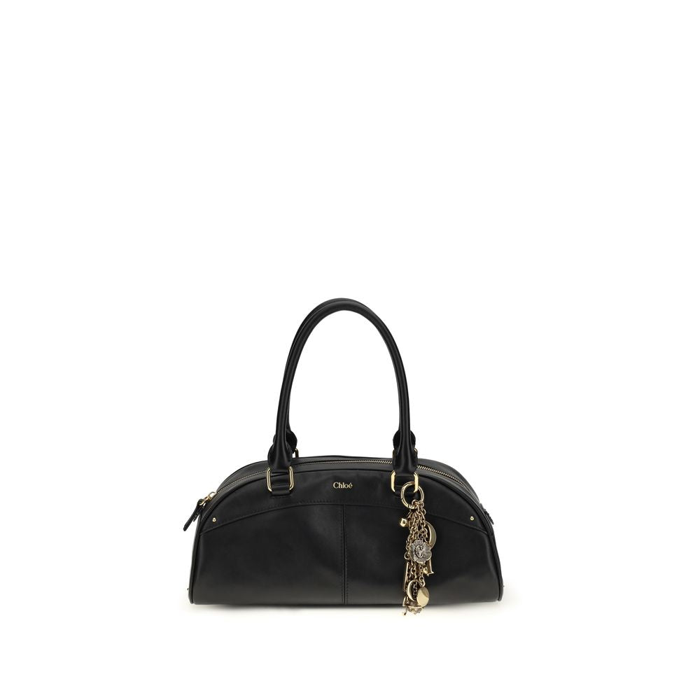 Chloé Black  Leather Bos Taurus Shoulder Bag