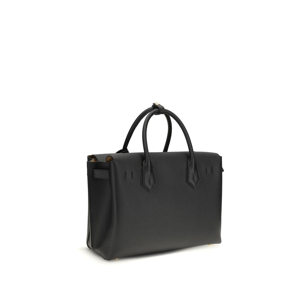 MCM Black  Leather Bos Taurus Shoulder Bag