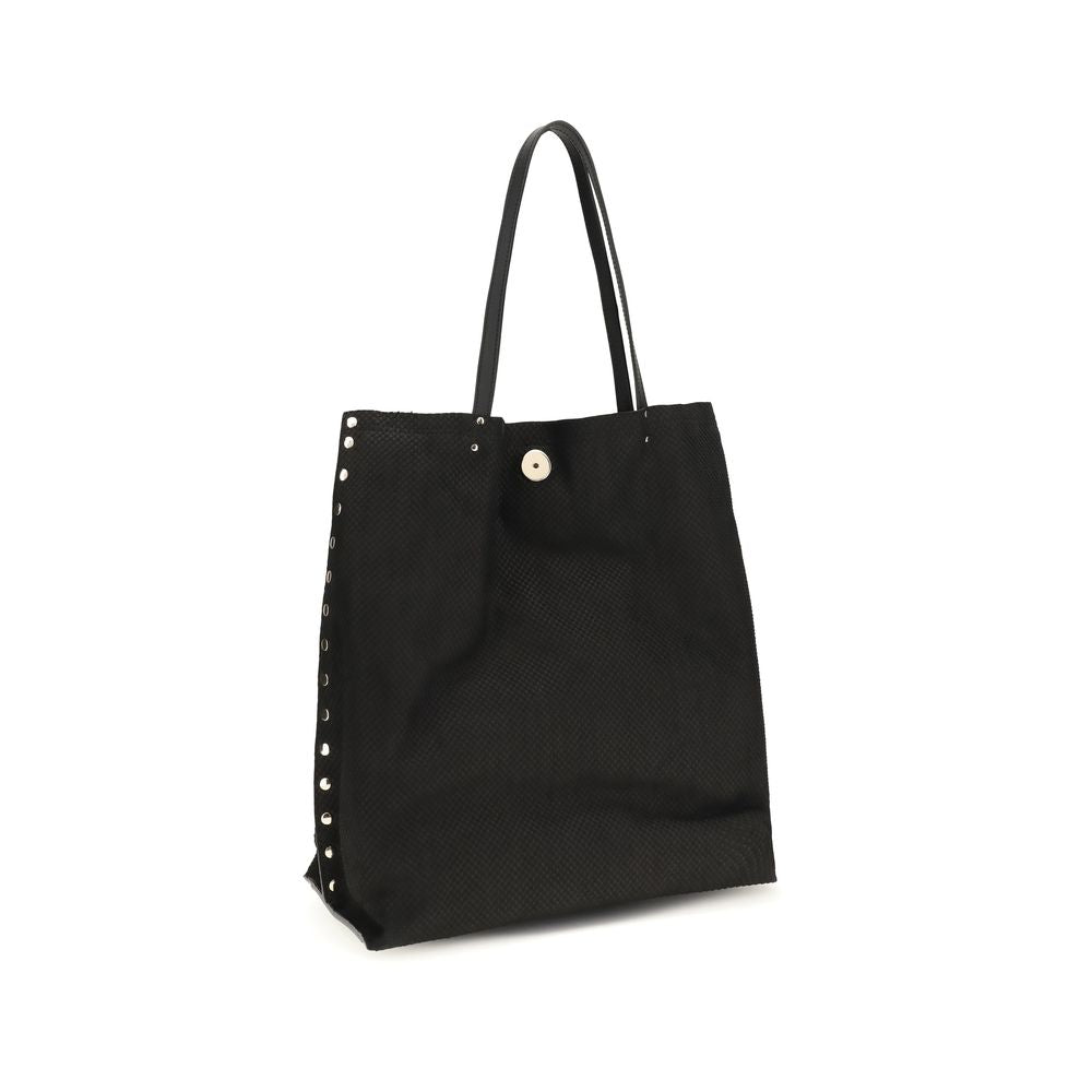 Zanellato Black  Leather Bos Taurus Handbag