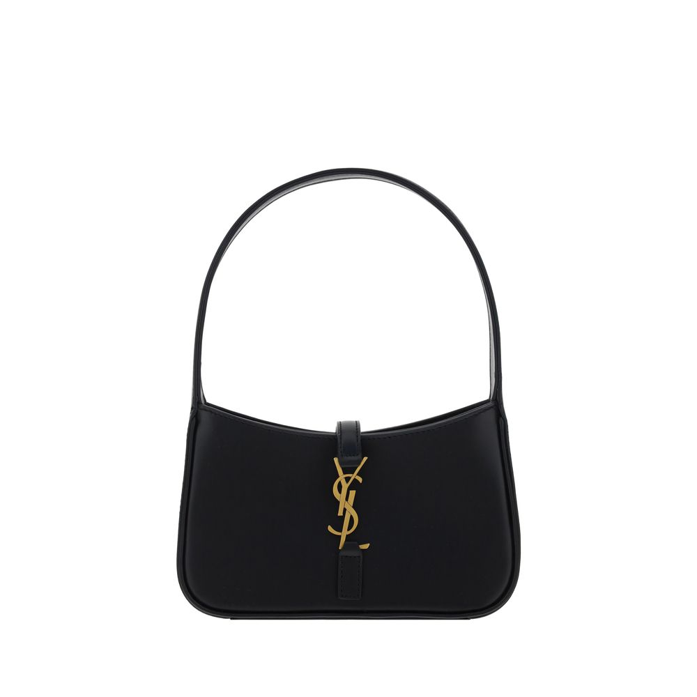Saint Laurent Black  Leather Bos Taurus Shoulder Bag