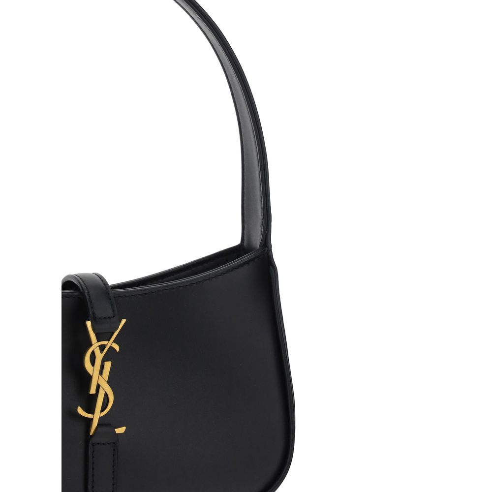 Saint Laurent Black  Leather Bos Taurus Shoulder Bag