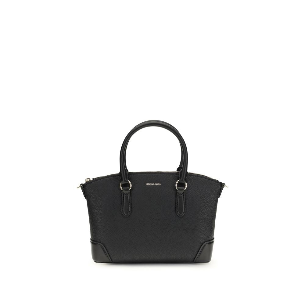 Michael Kors Black  Leather Bos Taurus Shoulder Bag