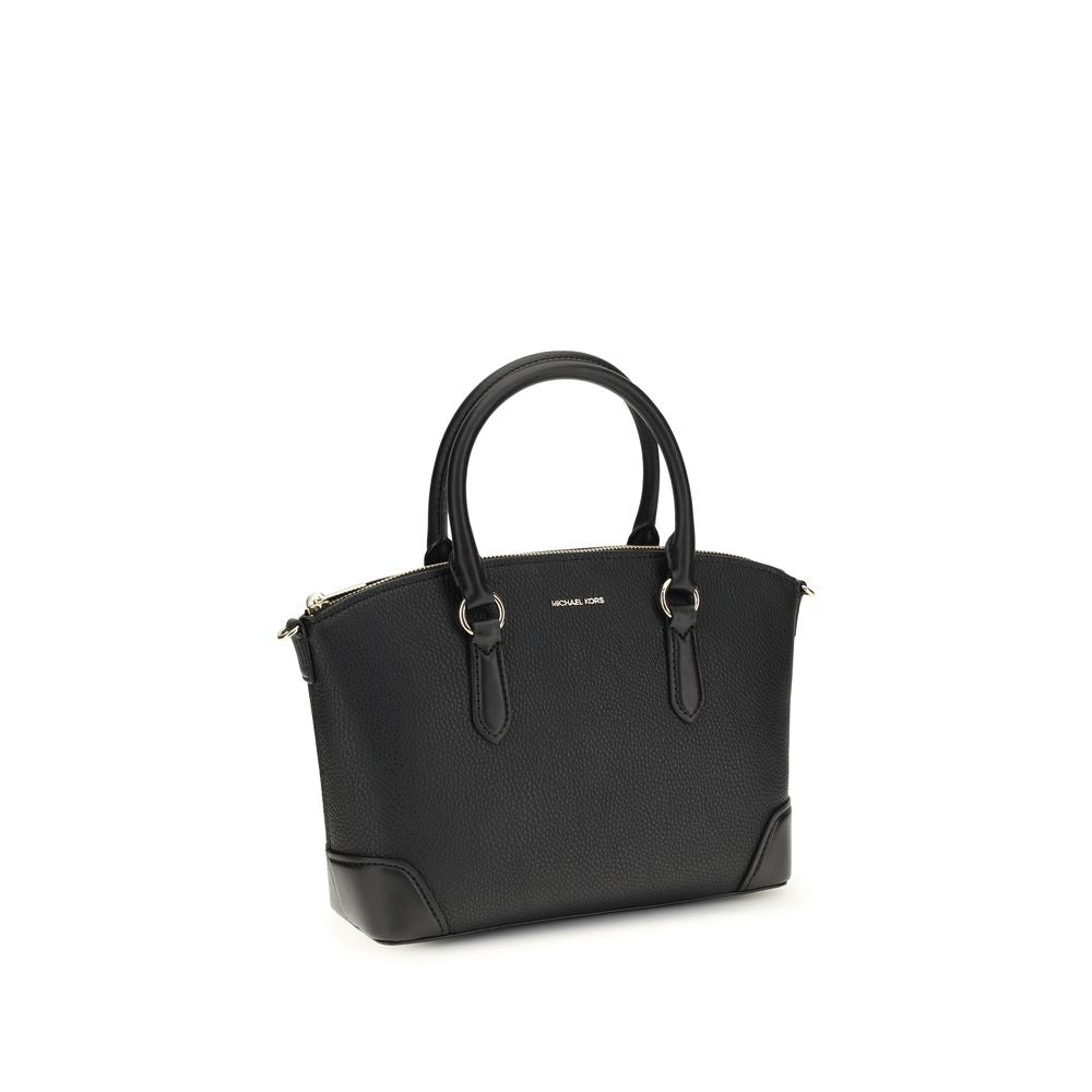 Michael Kors Black  Leather Bos Taurus Shoulder Bag
