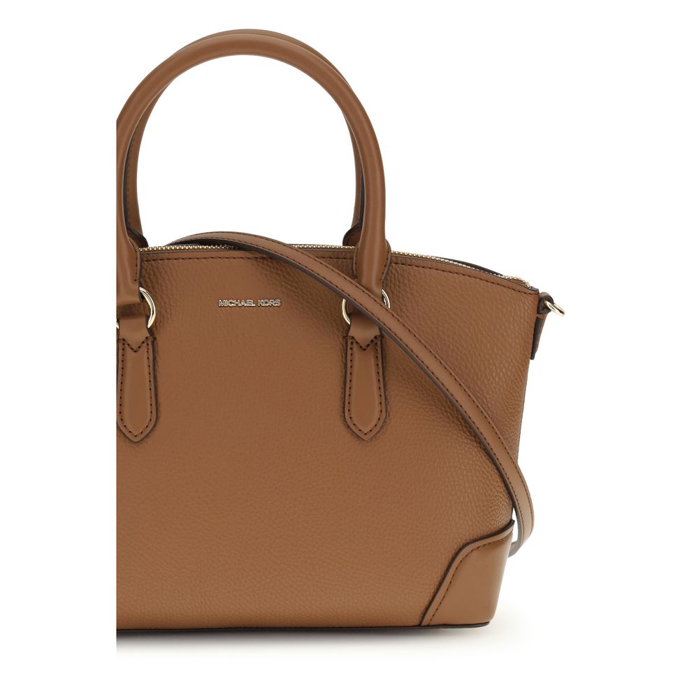 Michael Kors Brown  Leather Bos Taurus Shoulder Bag