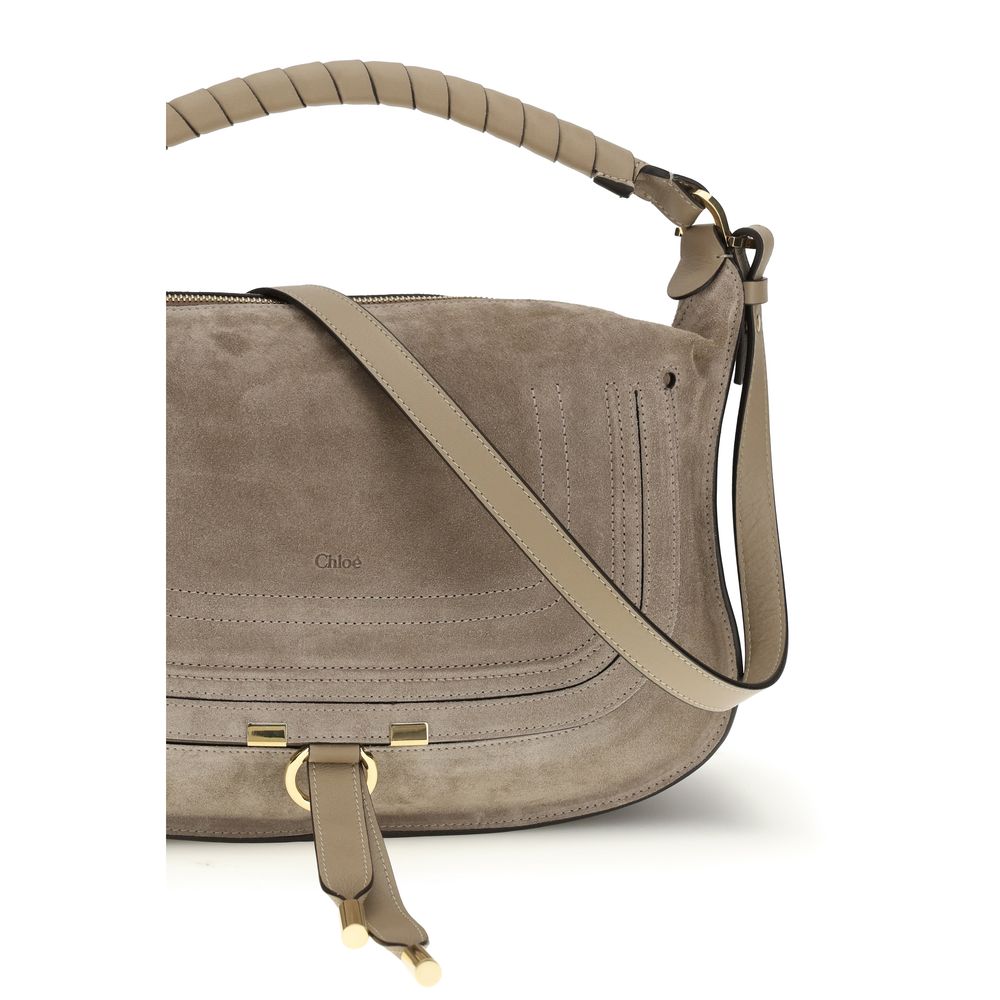Chloé Beige  Leather Bos Taurus Shoulder Bag