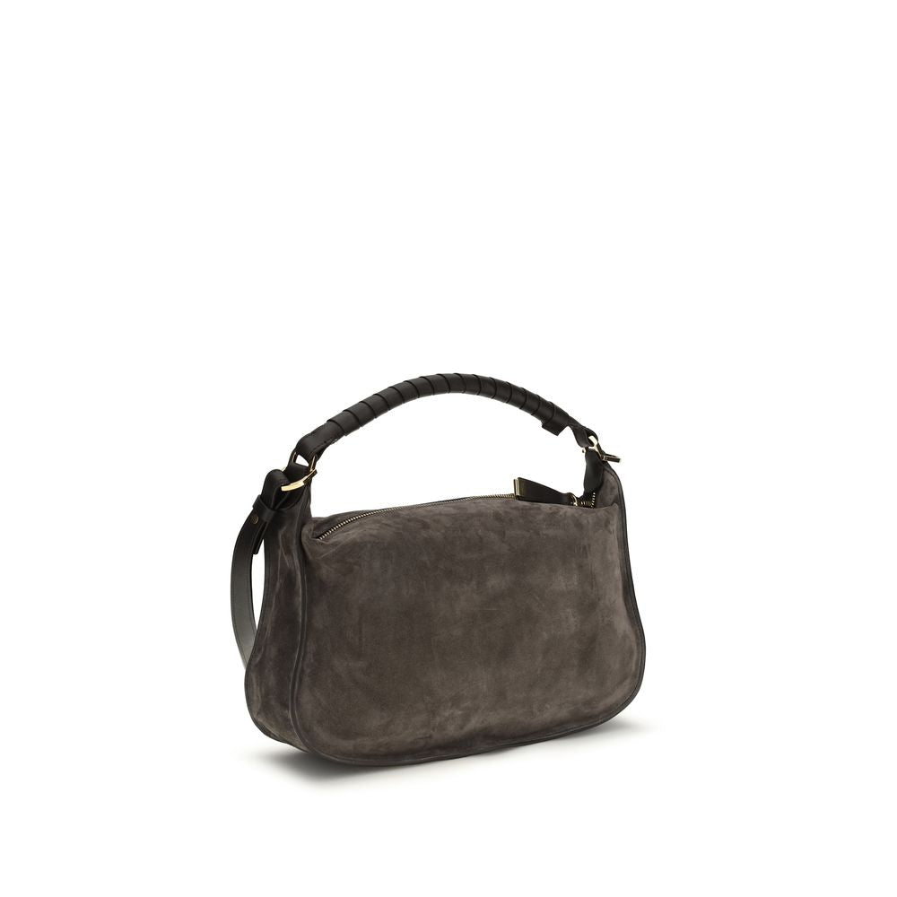 Chloé Brown  Leather Bos Taurus Shoulder Bag