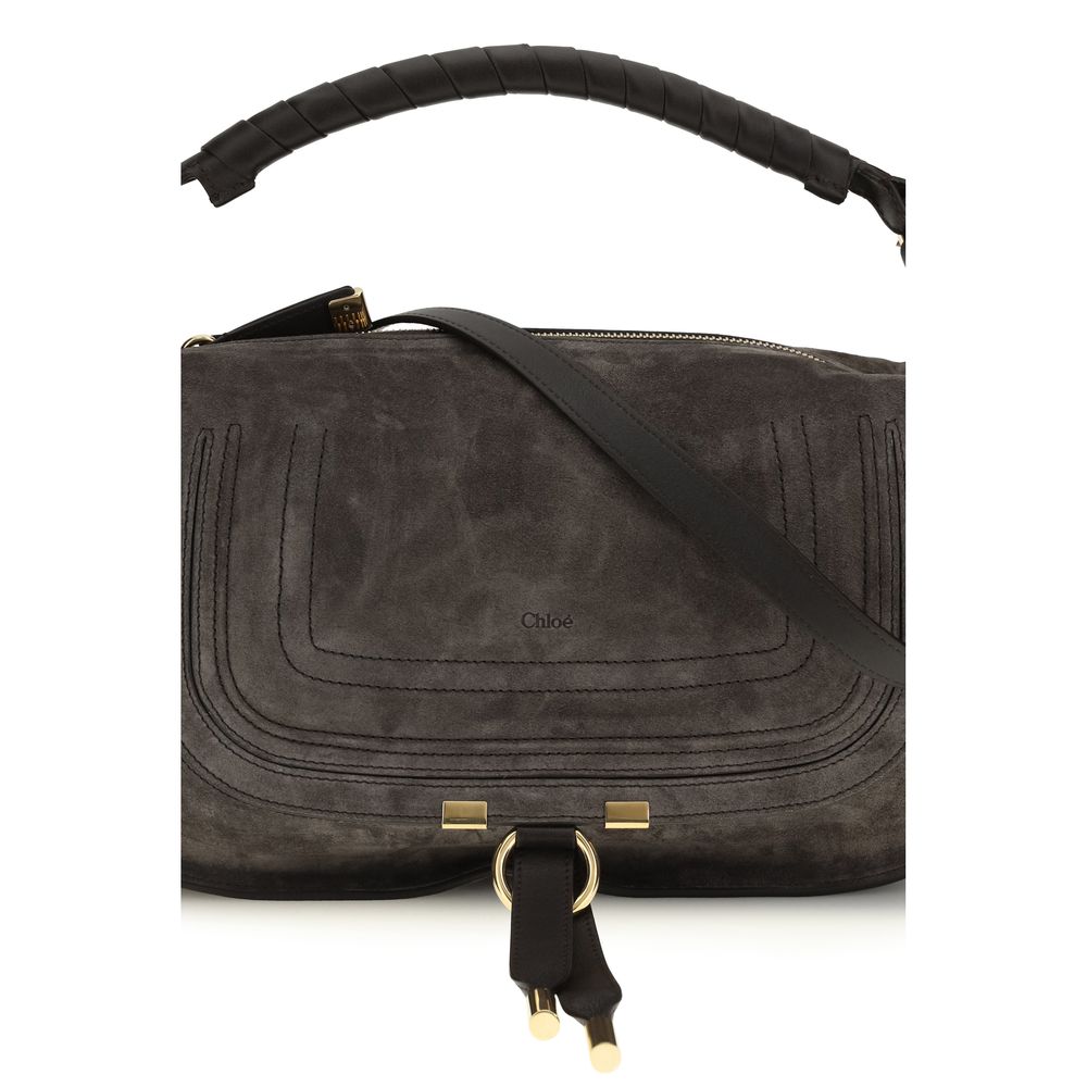 Chloé Brown  Leather Bos Taurus Shoulder Bag
