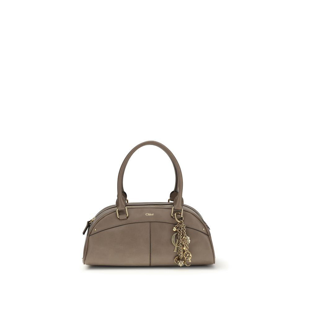 Chloé Gray  Leather Bos Taurus Handbag