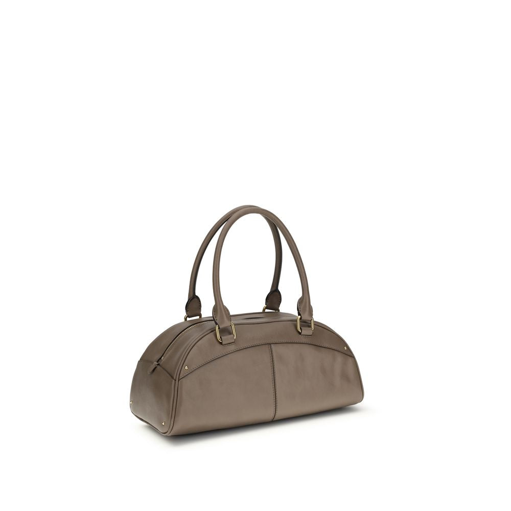 Chloé Gray  Leather Bos Taurus Handbag