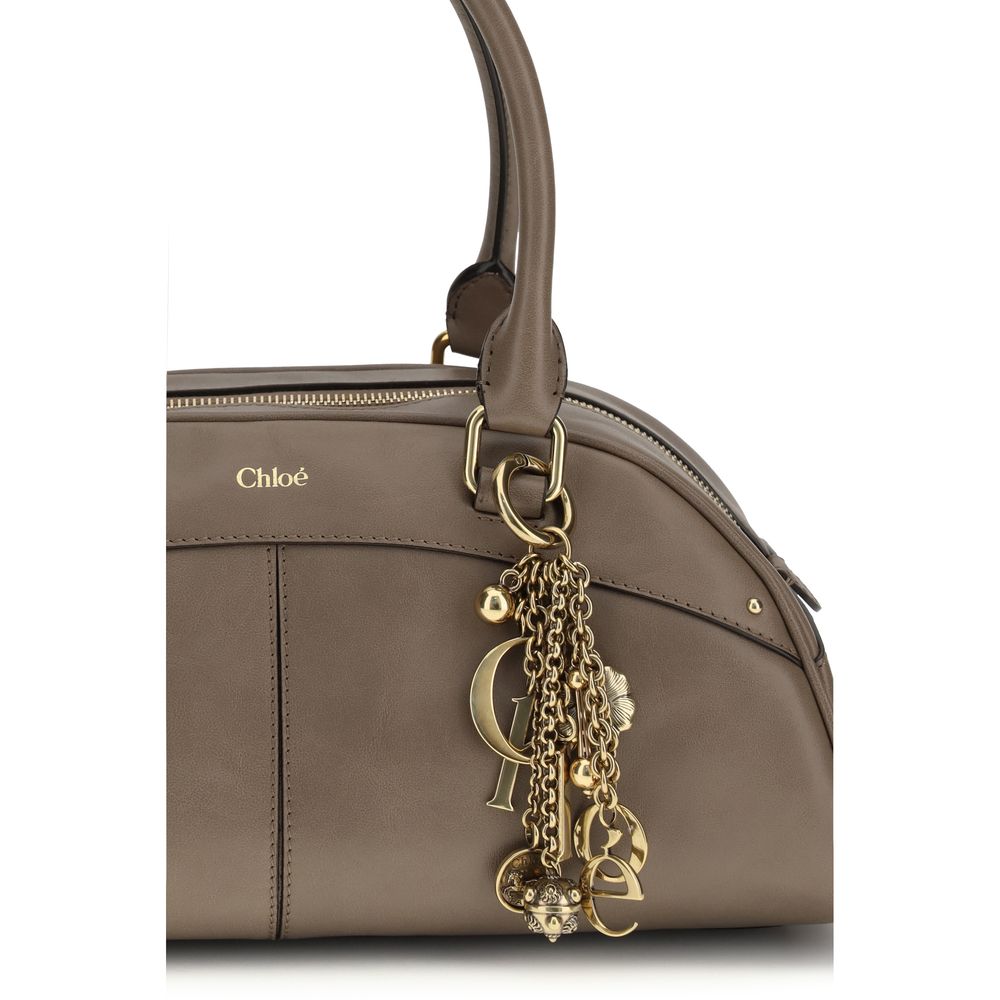 Chloé Gray  Leather Bos Taurus Handbag