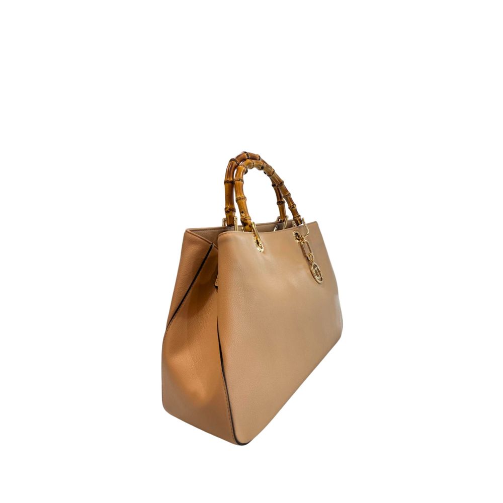 Twinset Brown PU Women Handbag