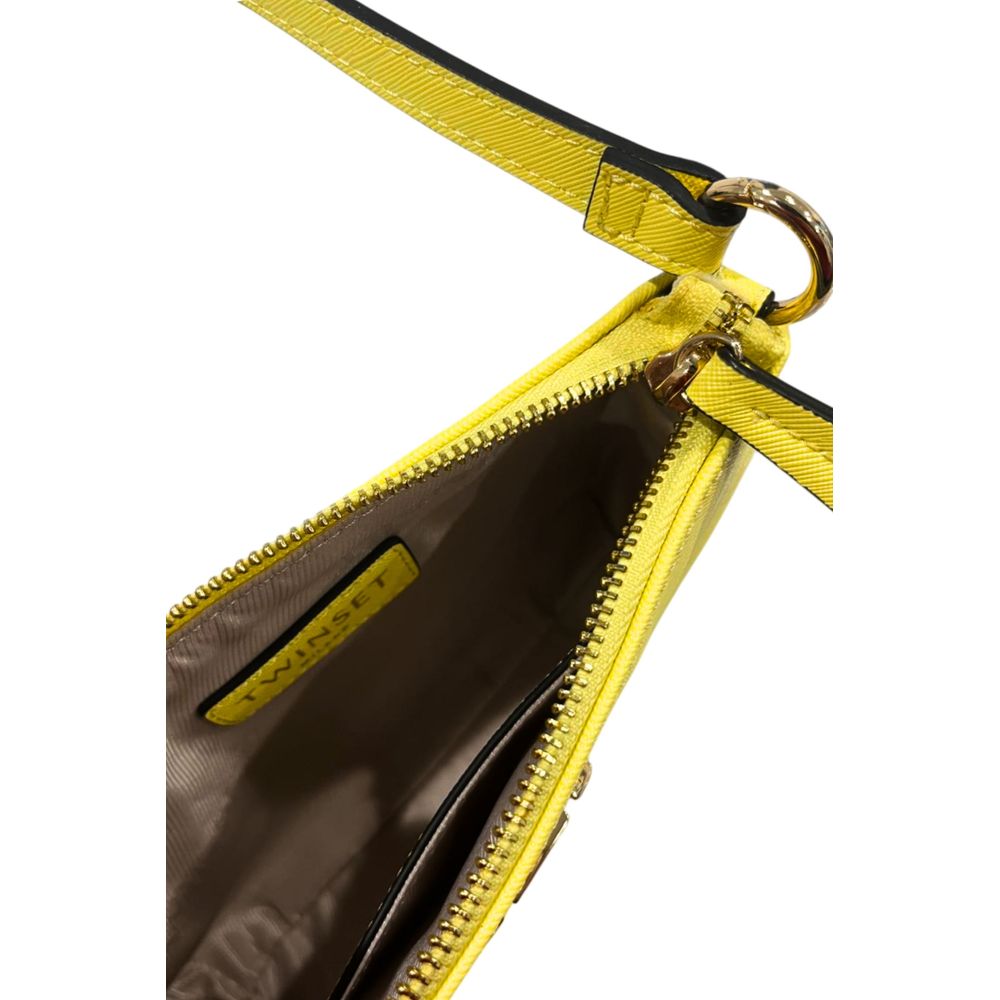 Twinset Bicolor Polyethylene Clutch Bag