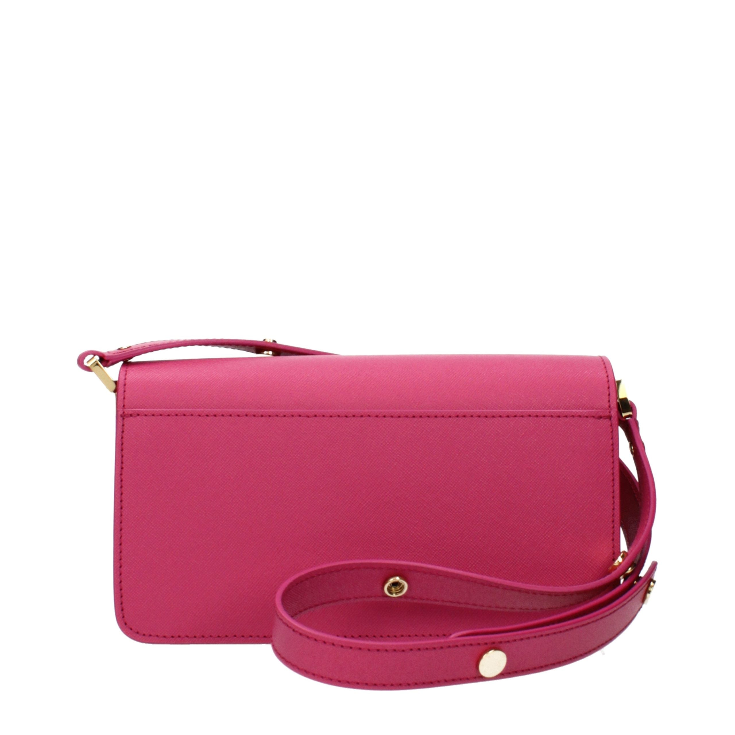 Marni Pink Leather Shoulder Bag