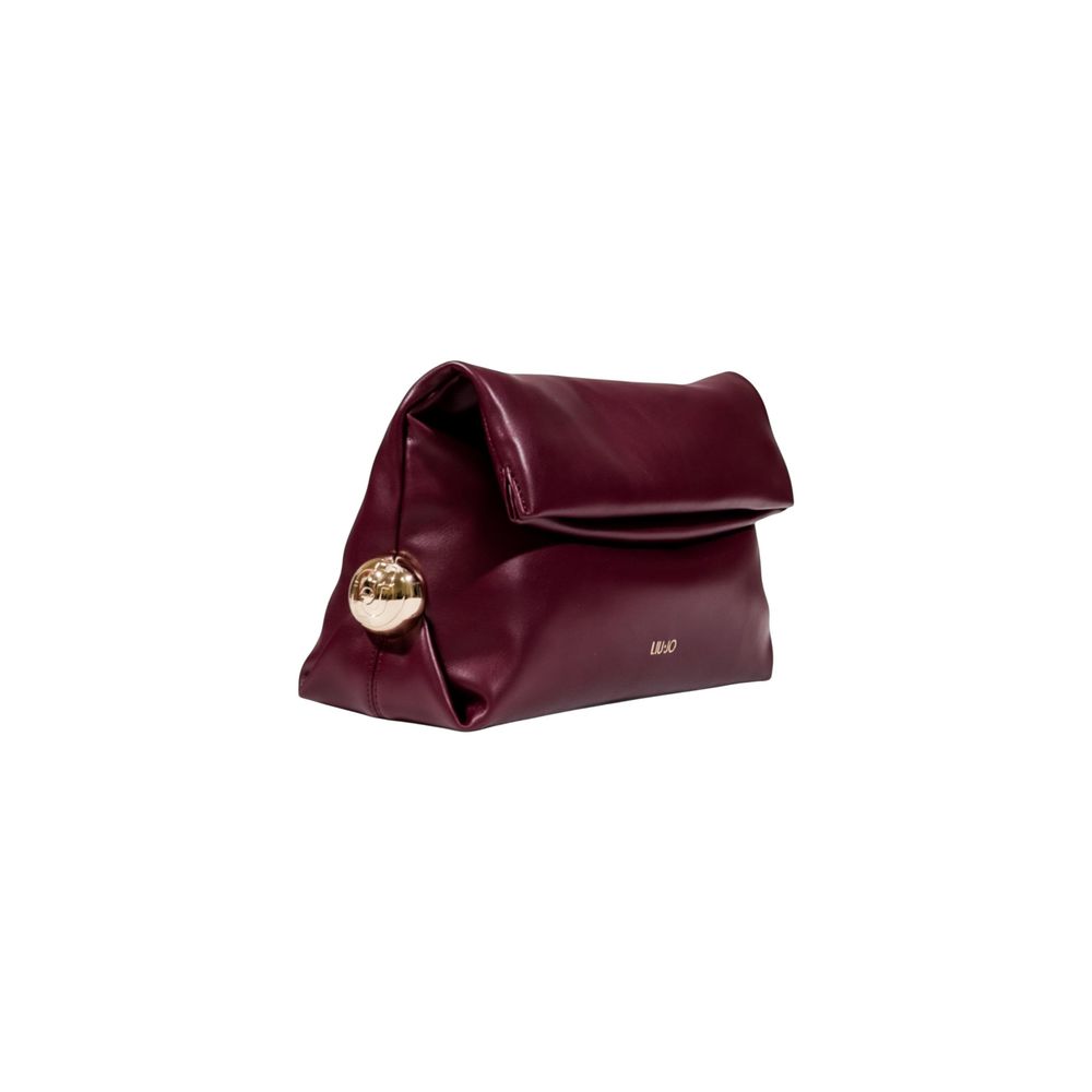 Liu Jo Bordeaux Polyethylene Clutch Bag