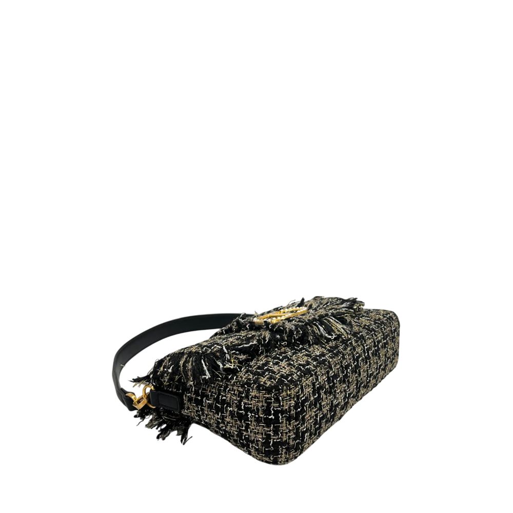 Twinset Black PU Women Shoulder Bag