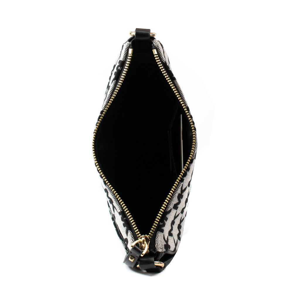 Michael Kors Black Canvas Crossbody Bag