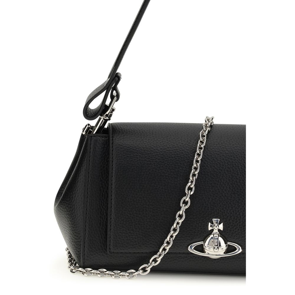 Vivienne Westwood Black Polyethylene Shoulder Bag