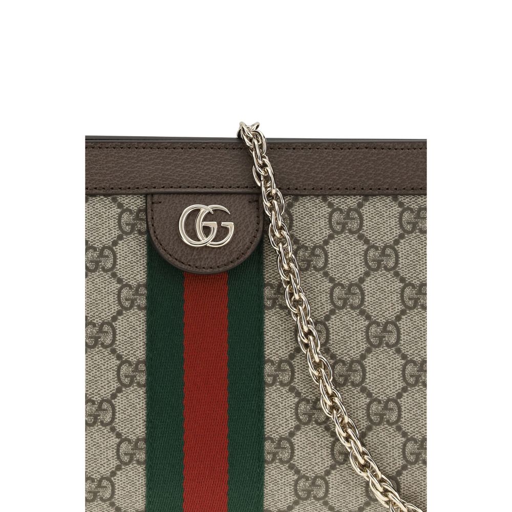 Gucci Brown Fabric Handbag