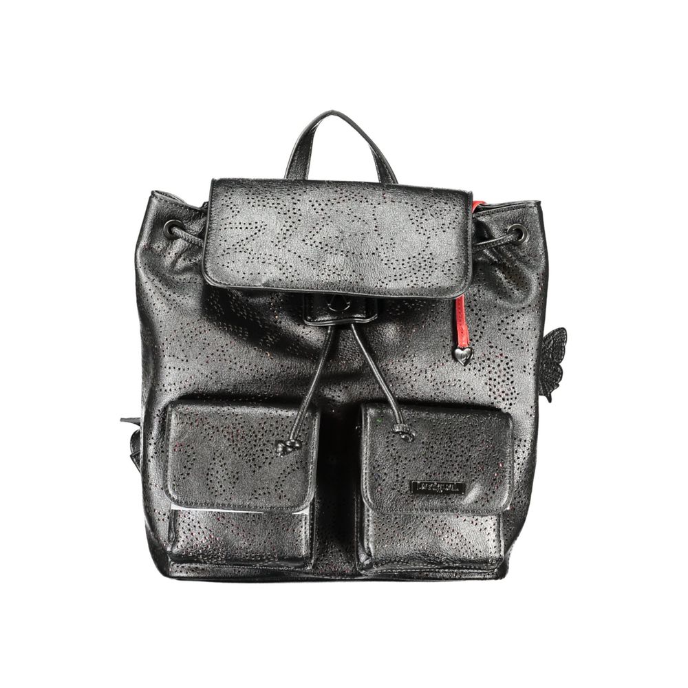 Desigual Black Polyurethane Women's Backpack