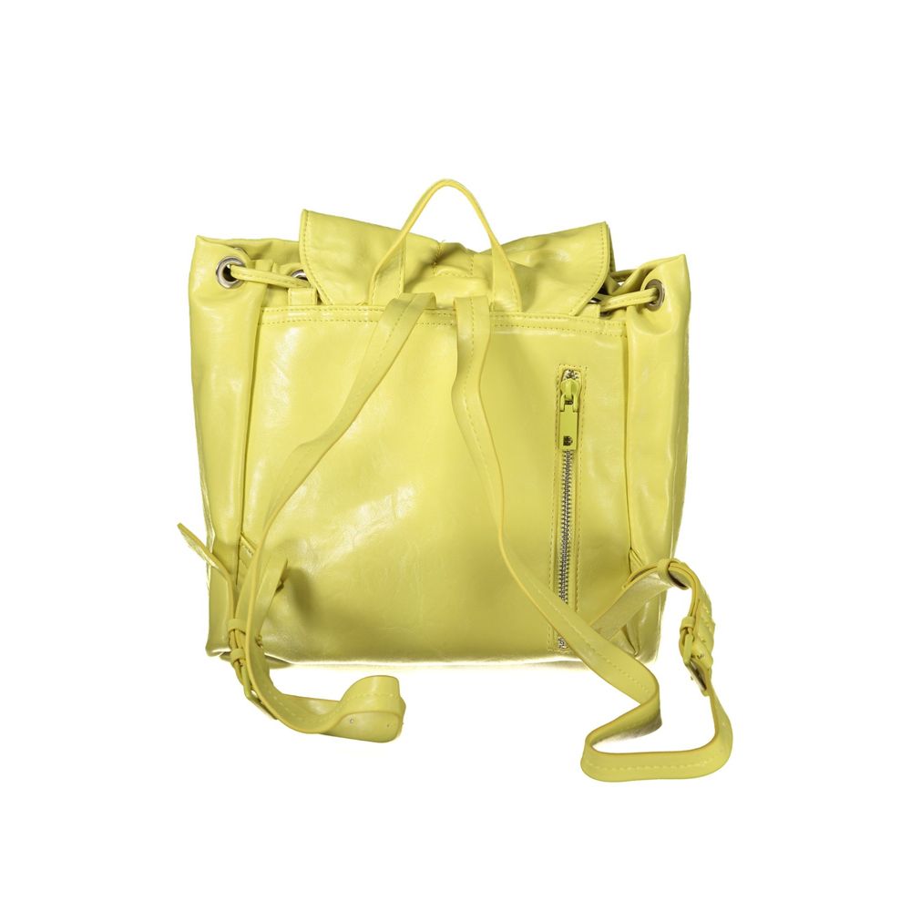 Desigual Giallo Polyurethane Women Backpack