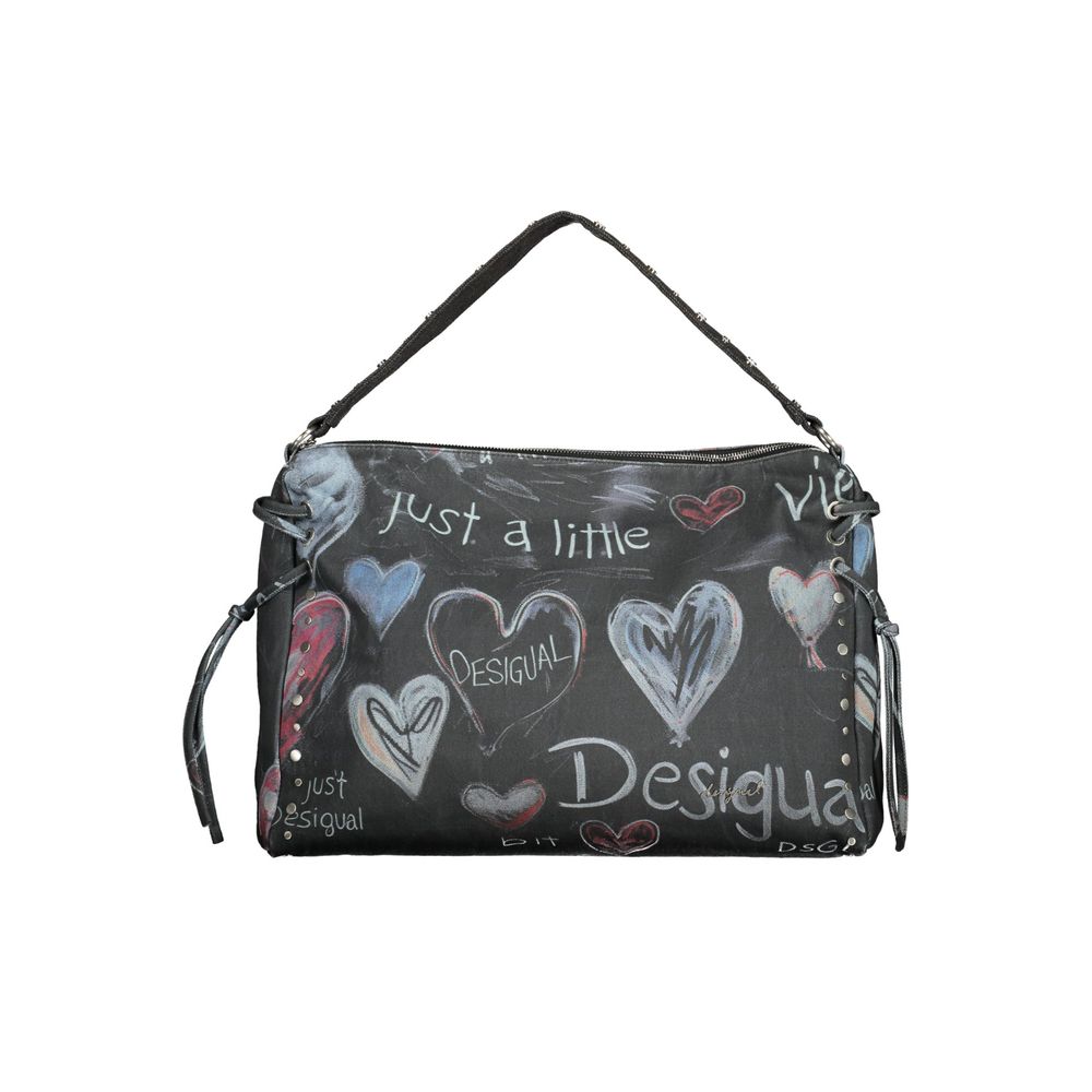 Desigual Black Cotton Handbag