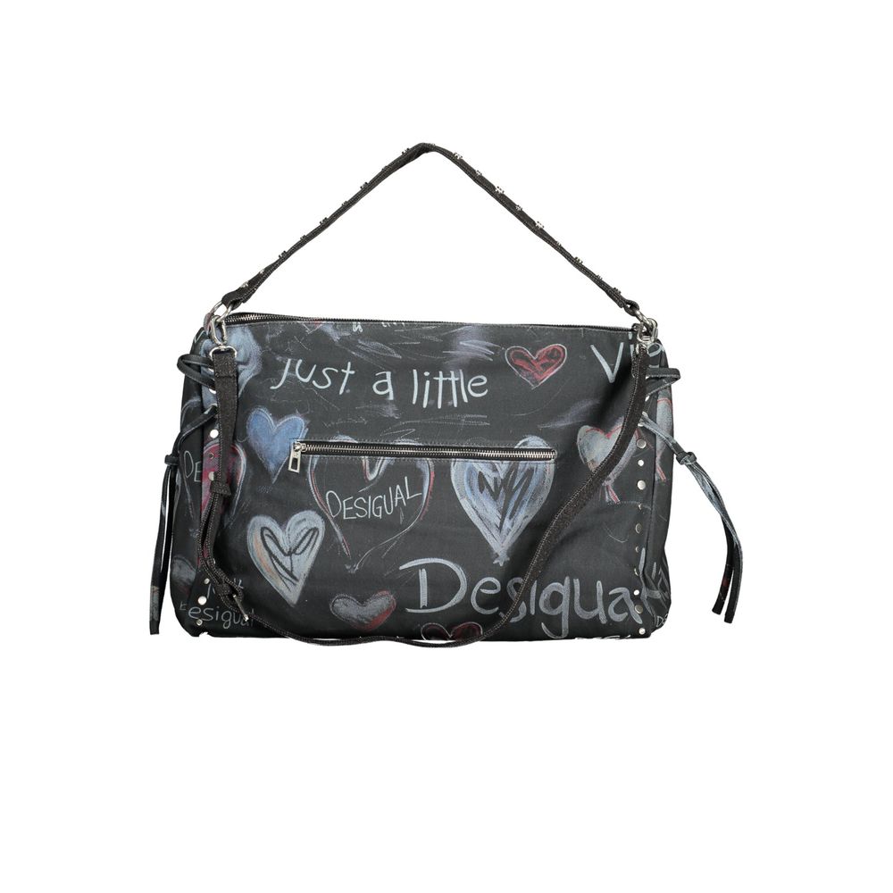 Desigual Black Cotton Handbag