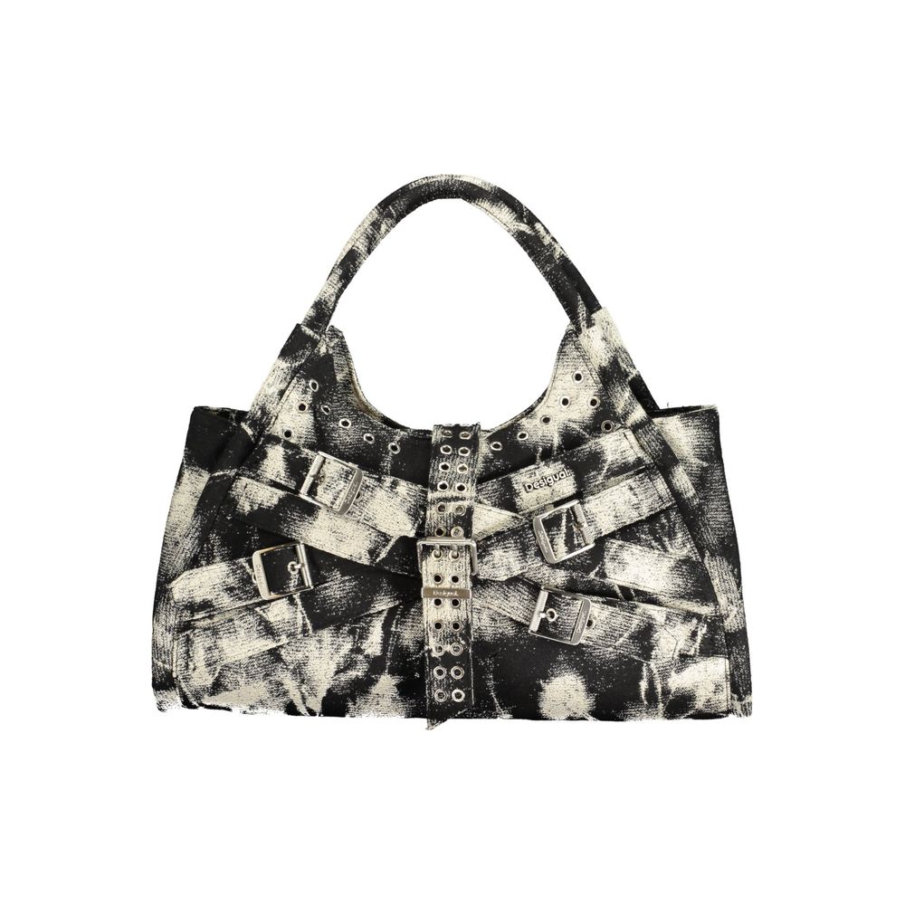 Desigual Black Cotton Handbag