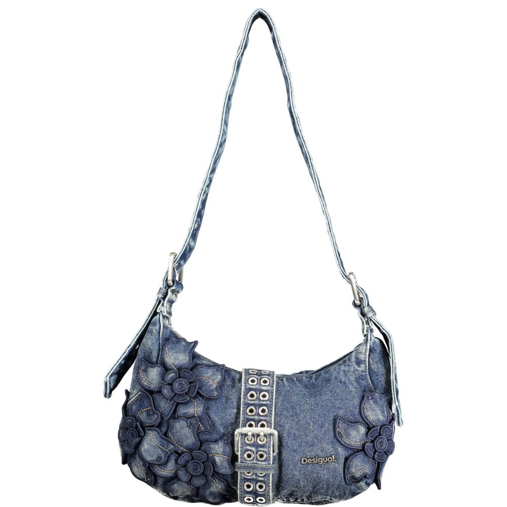 Desigual Blue Cotton Handbag