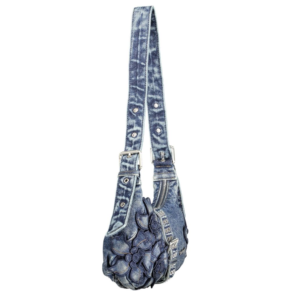 Desigual Blue Cotton Handbag