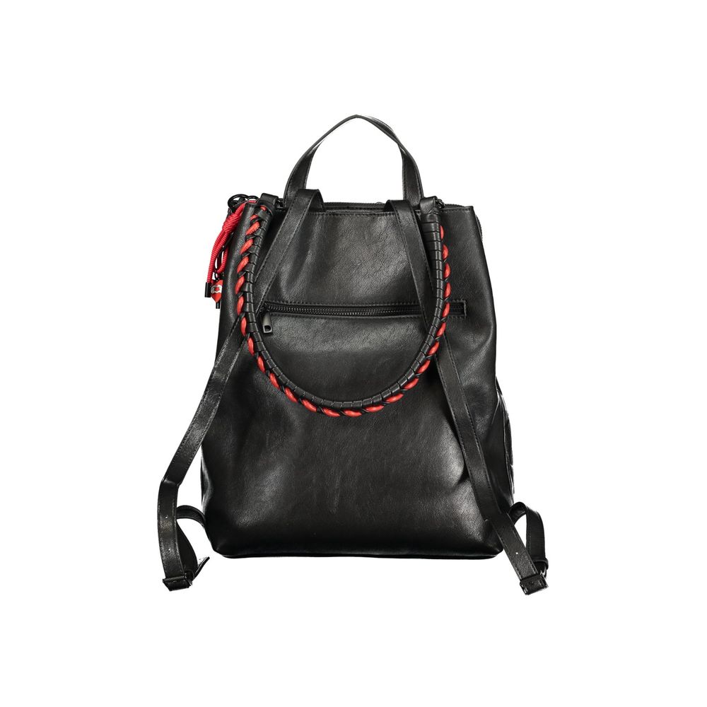 Desigual Black Polyethylene Backpack