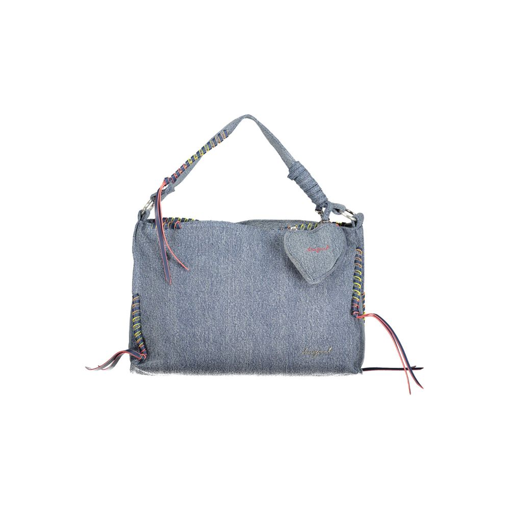 Desigual Blue Cotton Handbag