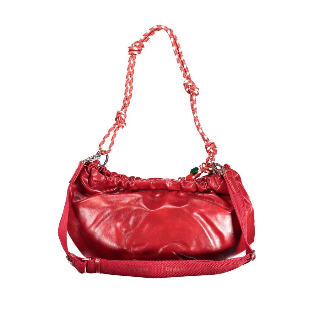 Desigual Red Polyethylene Handbag
