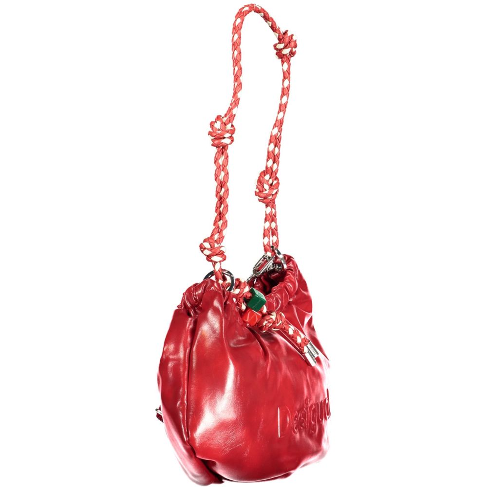 Desigual Red Polyethylene Handbag