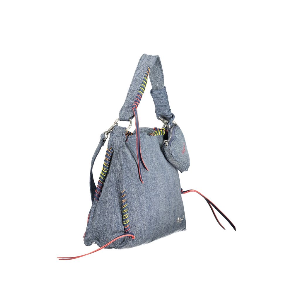 Desigual Blue Cotton Handbag