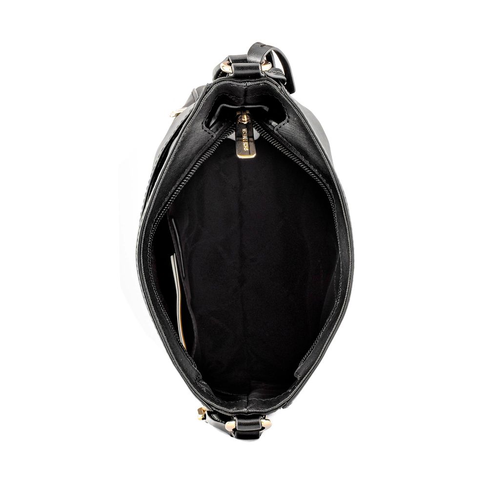 Michael Kors Black Canvas Crossbody Bag