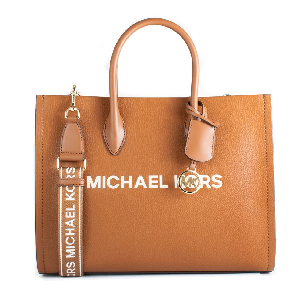 Michael Kors Brown Leather Shoulder Bag