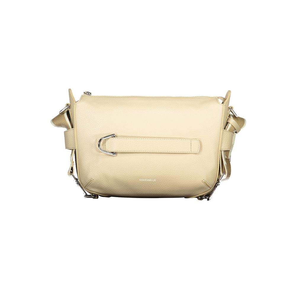 Coccinelle Beige Leather Womens Handbag