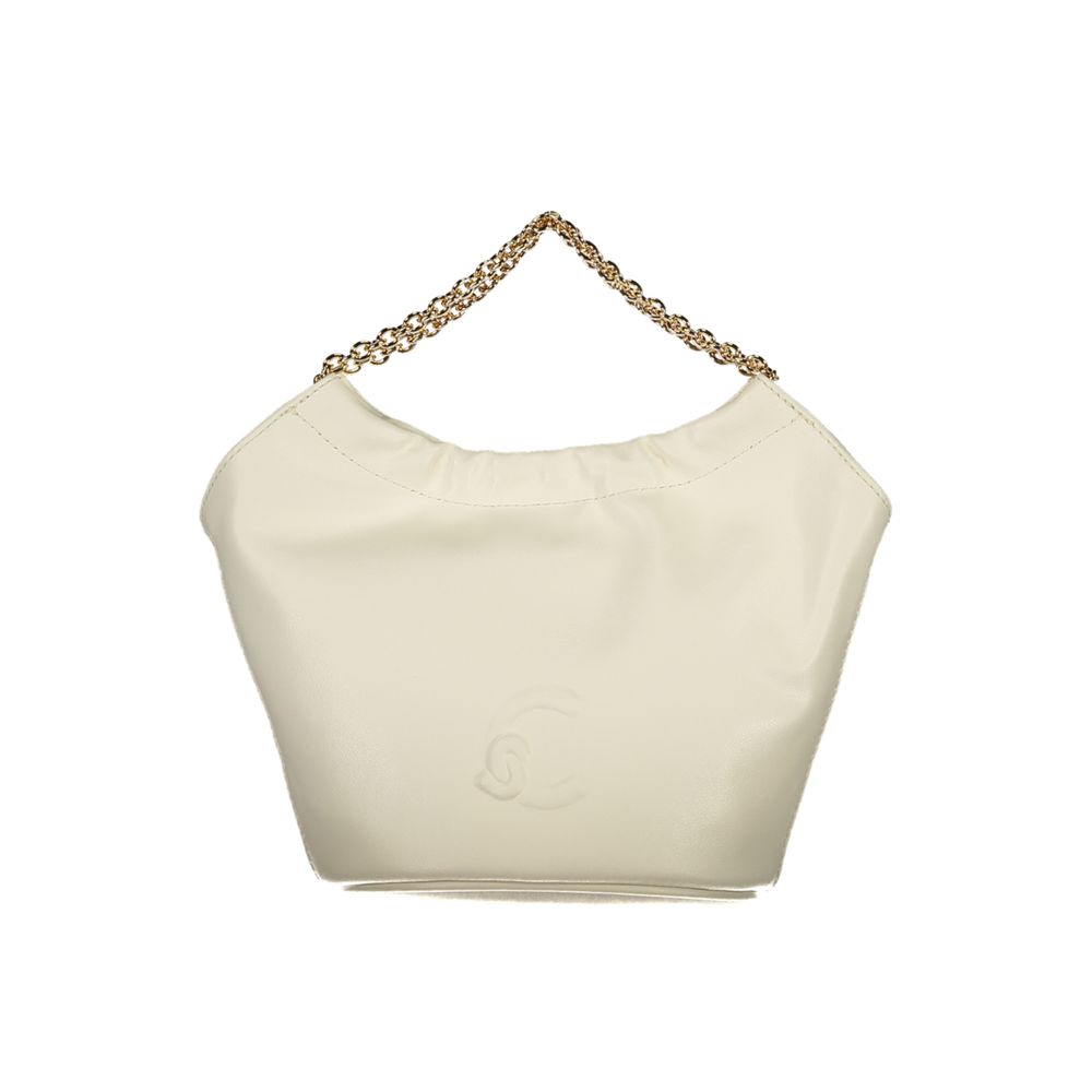 Coccinelle Bianco Leather Woman Handbag